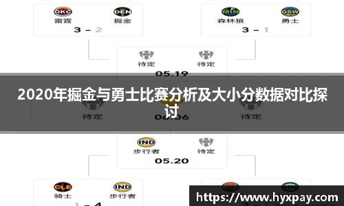 2020年掘金与勇士比赛分析及大小分数据对比探讨